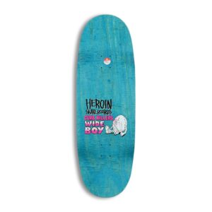 Heroin Skateboards Curb Killer Wide Boy Egg 10.75" Deck