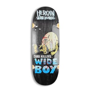 Heroin Skateboards Curb Killer Wide Boy Egg 10.75″ Deck