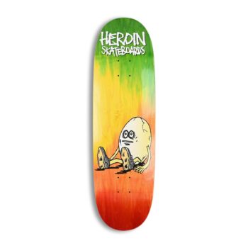 Heroin Skateboards Rainbow Egg 9.125" Deck