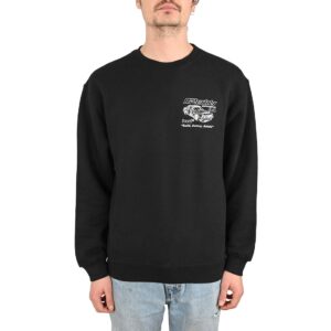 Huf x GReddy Retro Mod Crew Sweater - Black
