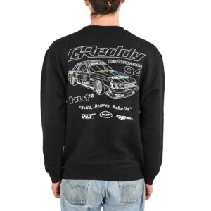 Huf x GReddy Retro Mod Crew Sweater - Black