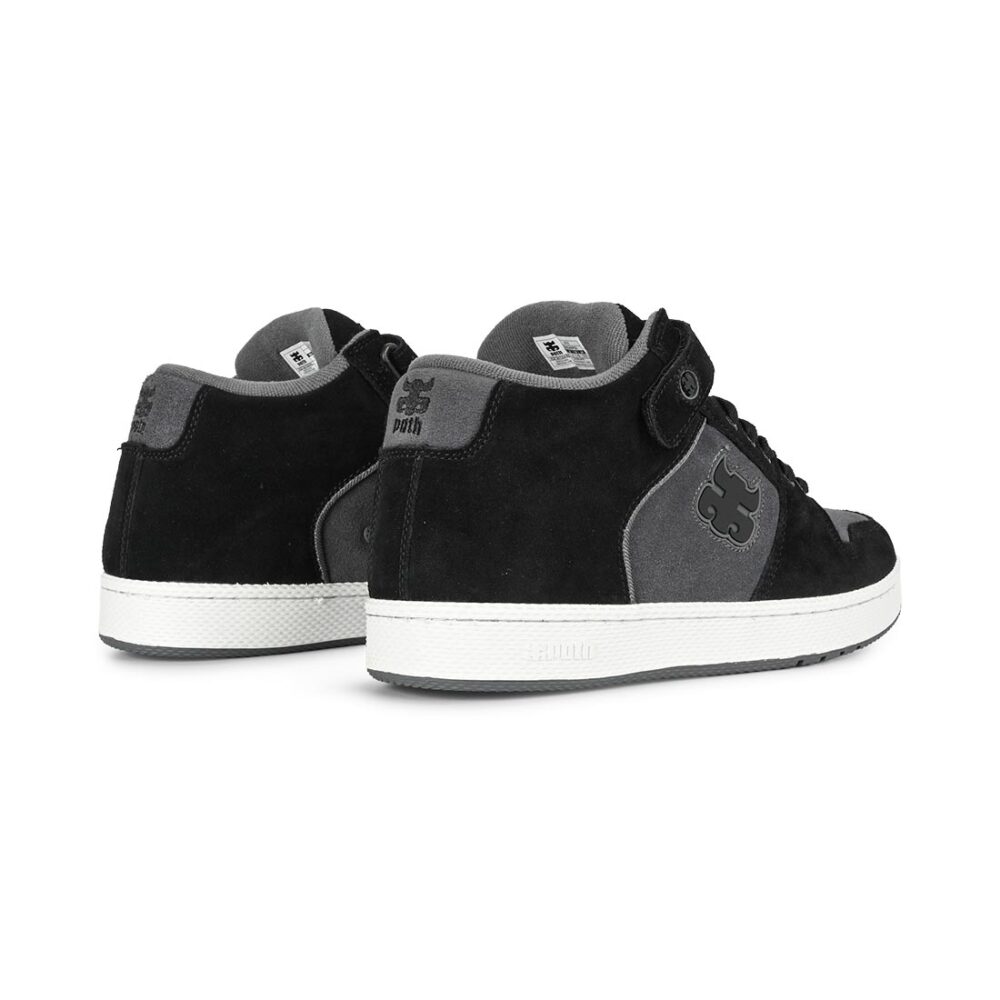 IPATH Grasshopper High-Top Skate Shoes - Black/Grey Suede