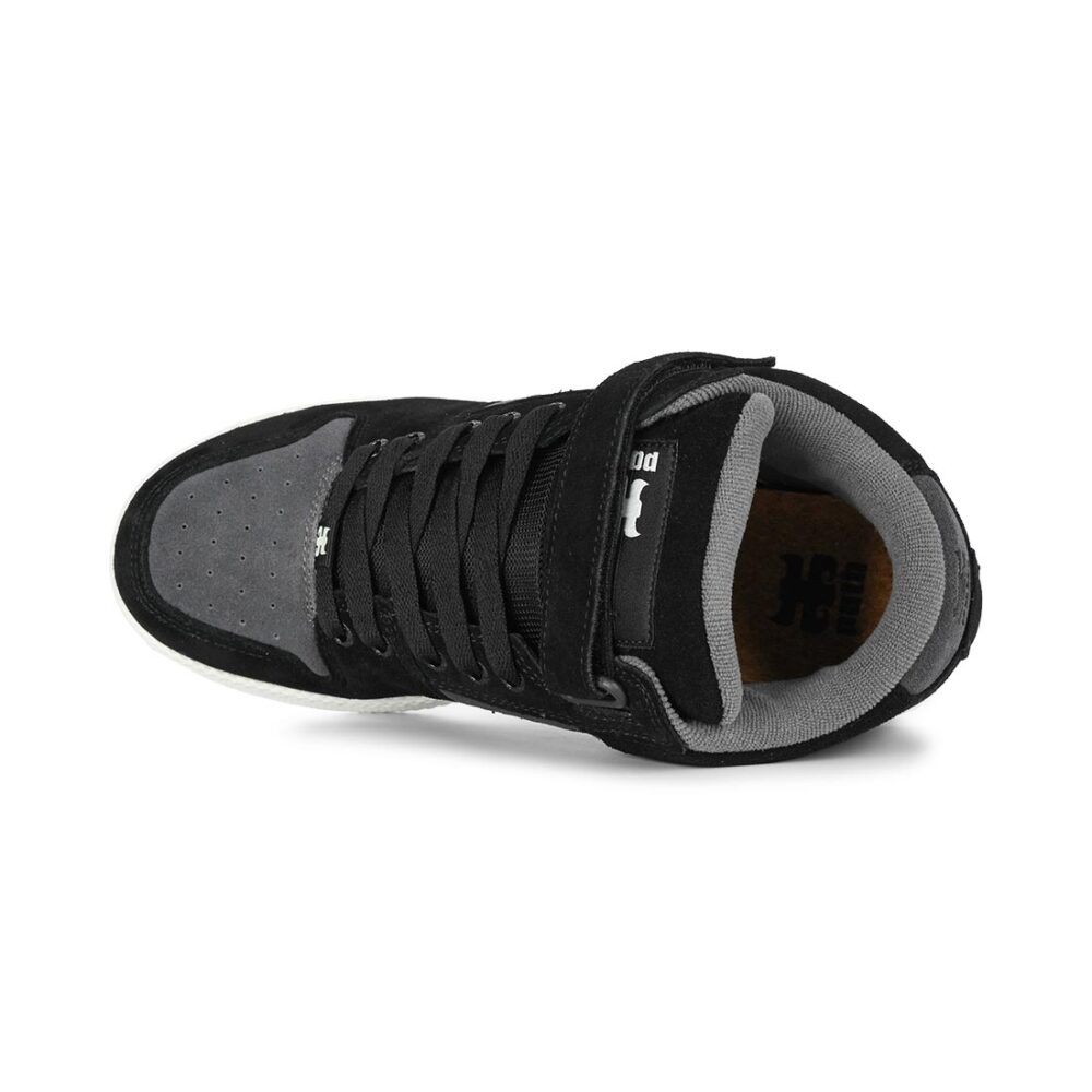 IPATH Grasshopper High-Top Skate Shoes - Black/Grey Suede