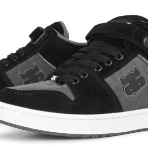 IPATH Grasshopper High-Top Skate Shoes - Black/Grey Suede