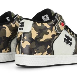 IPATH Grasshopper High-Top Skate Shoes - Camo Leather