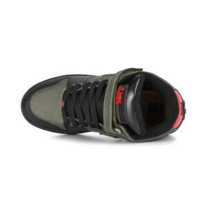 IPATH Grasshopper High-Top Skate Shoes - Green Waxed Canvas