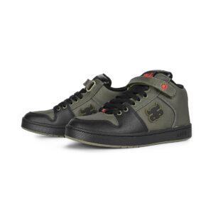 IPATH Grasshopper High-Top Skate Shoes - Green Waxed Canvas