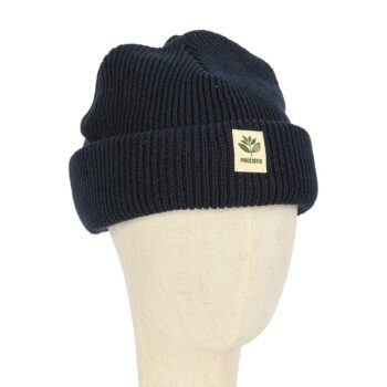 Magenta Fam Cuff Beanie Hat - French Navy