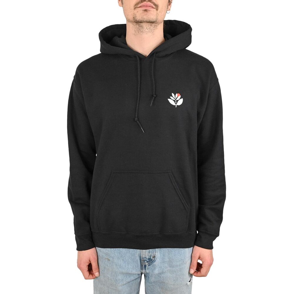 Magenta Fly Pullover Hoodie - Black