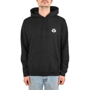 Magenta Fly Pullover Hoodie - Black