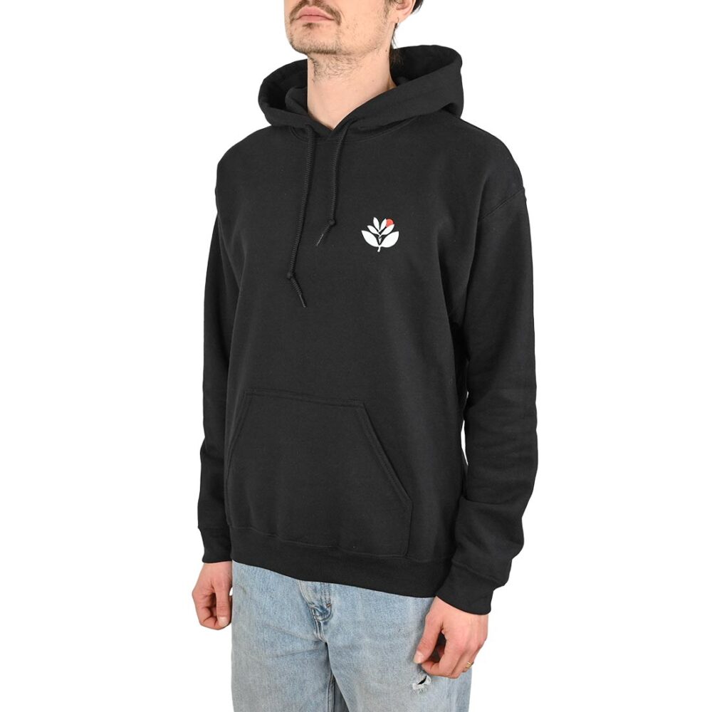 Magenta Fly Pullover Hoodie - Black