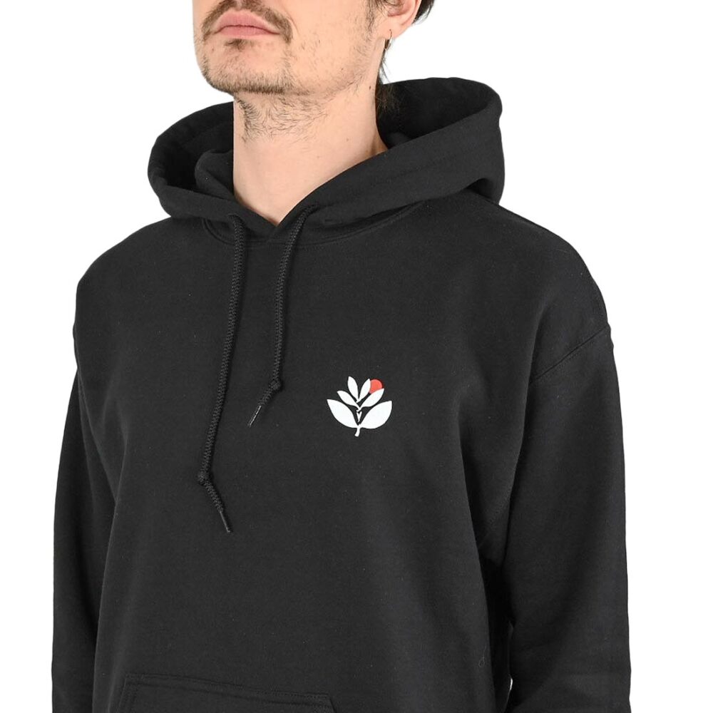 Magenta Fly Pullover Hoodie - Black