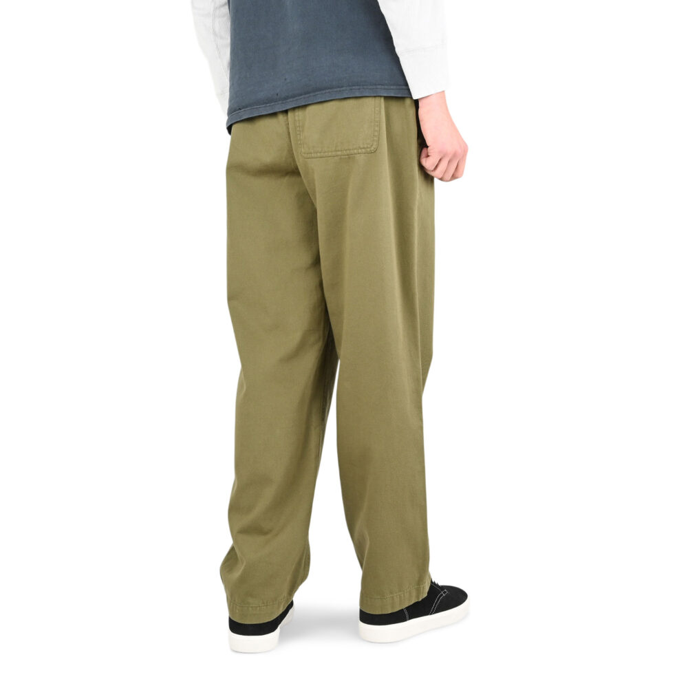Magenta Slack Tapered Pants - Khaki Green