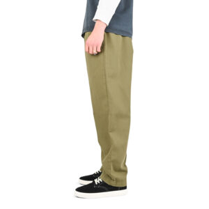 Magenta Slack Tapered Pants - Khaki Green