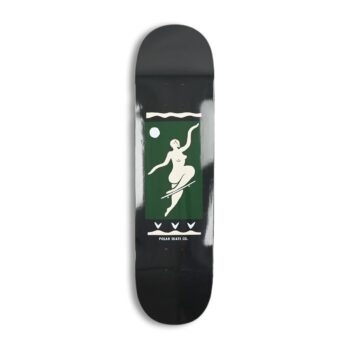 Polar No Comply Skateboard Deck - Charcoal