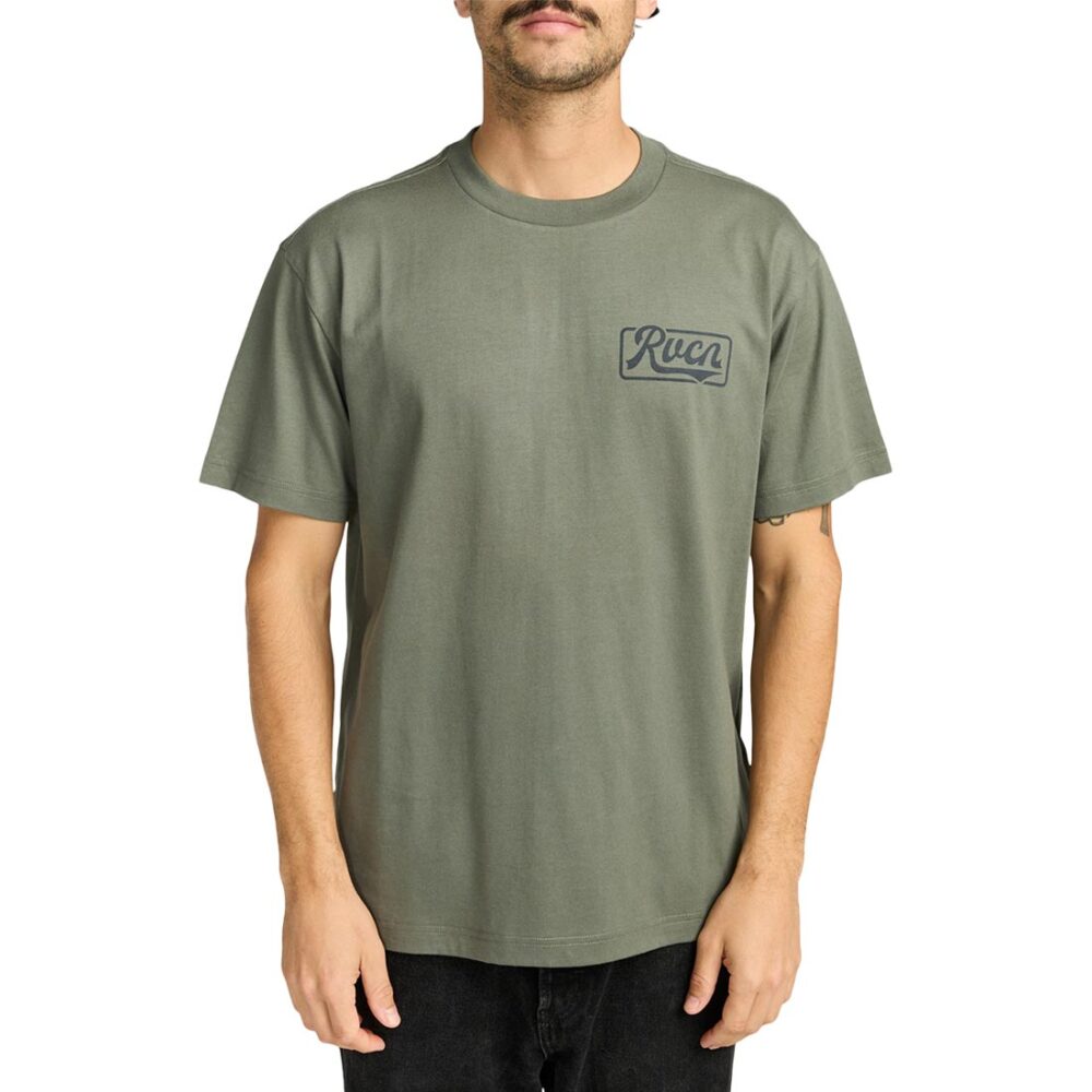 RVCA Logo Pack Short-Sleeved T-Shirt - Sage Leaf