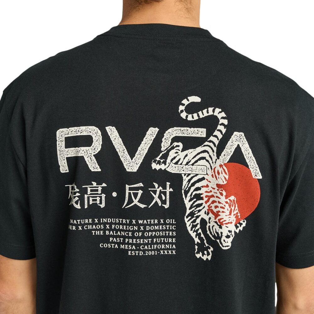RVCA Tiger Sun Short-Sleeved T-Shirt - Black