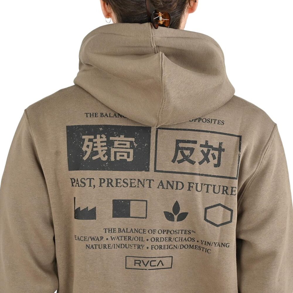 RVCA Trade Zip-Up Hoodie - Mushroom