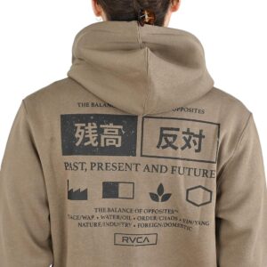 RVCA Trade Zip-Up Hoodie - Mushroom