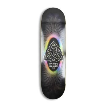 Real Zion Power Of Threes Easy Rider 8.5" Skateboard Deck