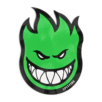 Spitfire Fireball Bighead Medium Sticker - Green (Copy)