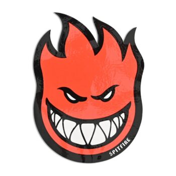 Spitfire Fireball Bighead Medium Sticker - Red (Copy)
