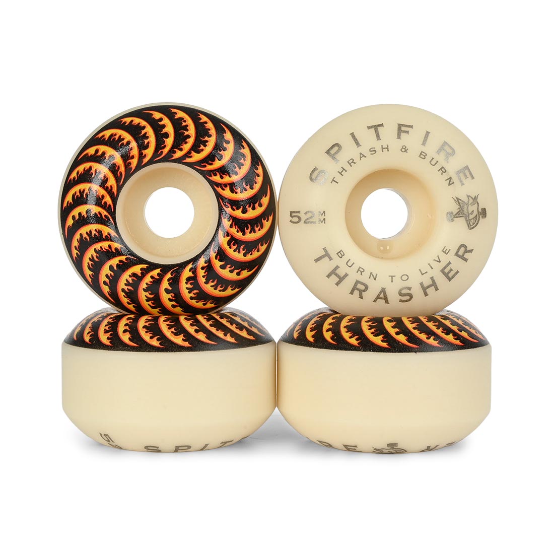 Spitfire x Thrasher F4 Classic Flame 99D 52mm Wheels