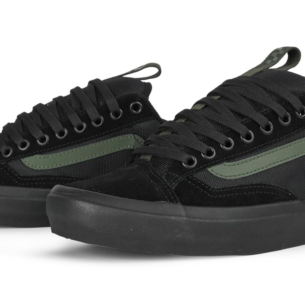 Vans Atiba Old Skool 36+ Skate Shoes - Black/Dark Green