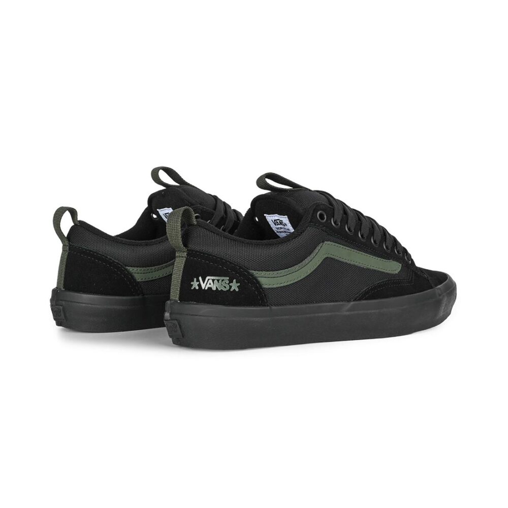 Vans Atiba Old Skool 36+ Skate Shoes - Black/Dark Green