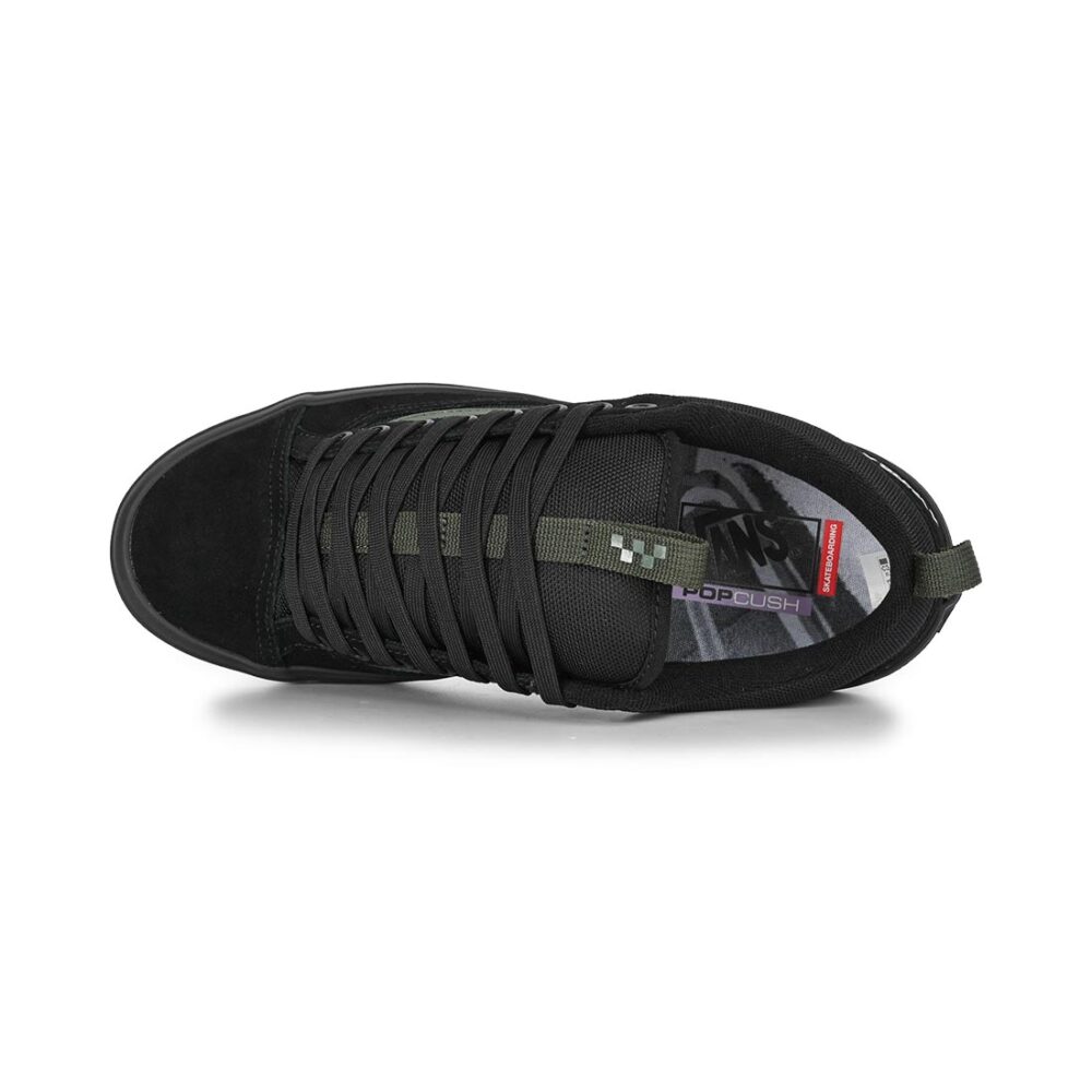 Vans Atiba Old Skool 36+ Skate Shoes - Black/Dark Green