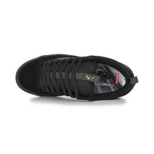 Vans Atiba Old Skool 36+ Skate Shoes - Black/Dark Green