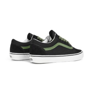 Vans Classic Old Skool Skate Shoes - Black/Green
