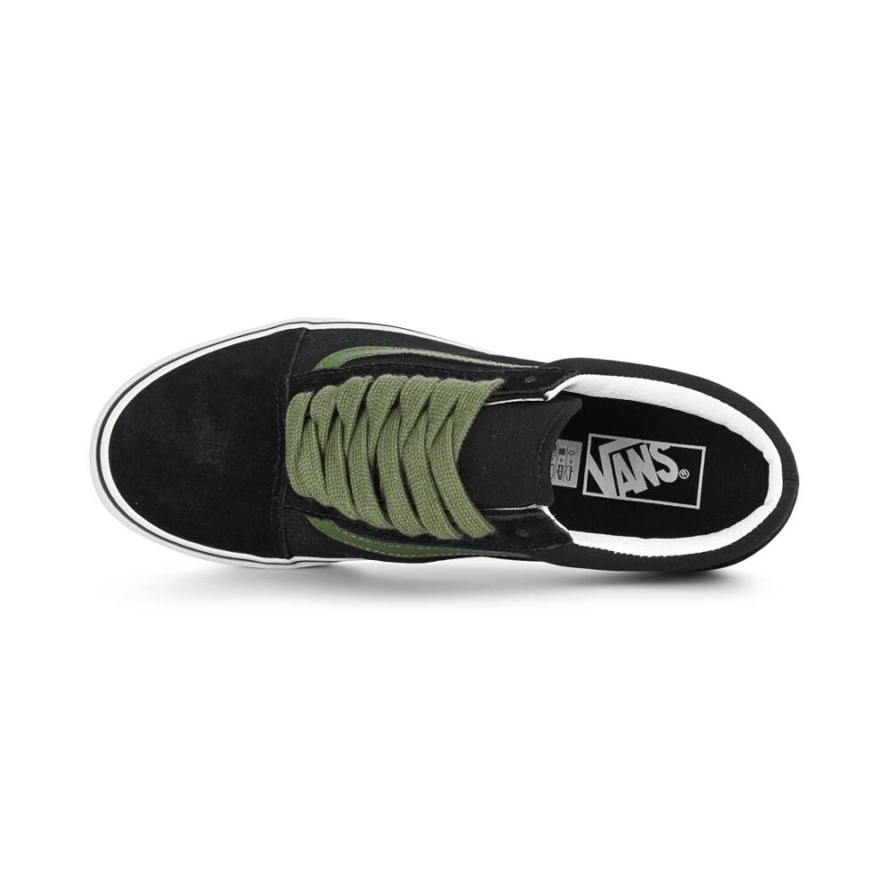 Vans Classic Old Skool Skate Shoes - Black/Green