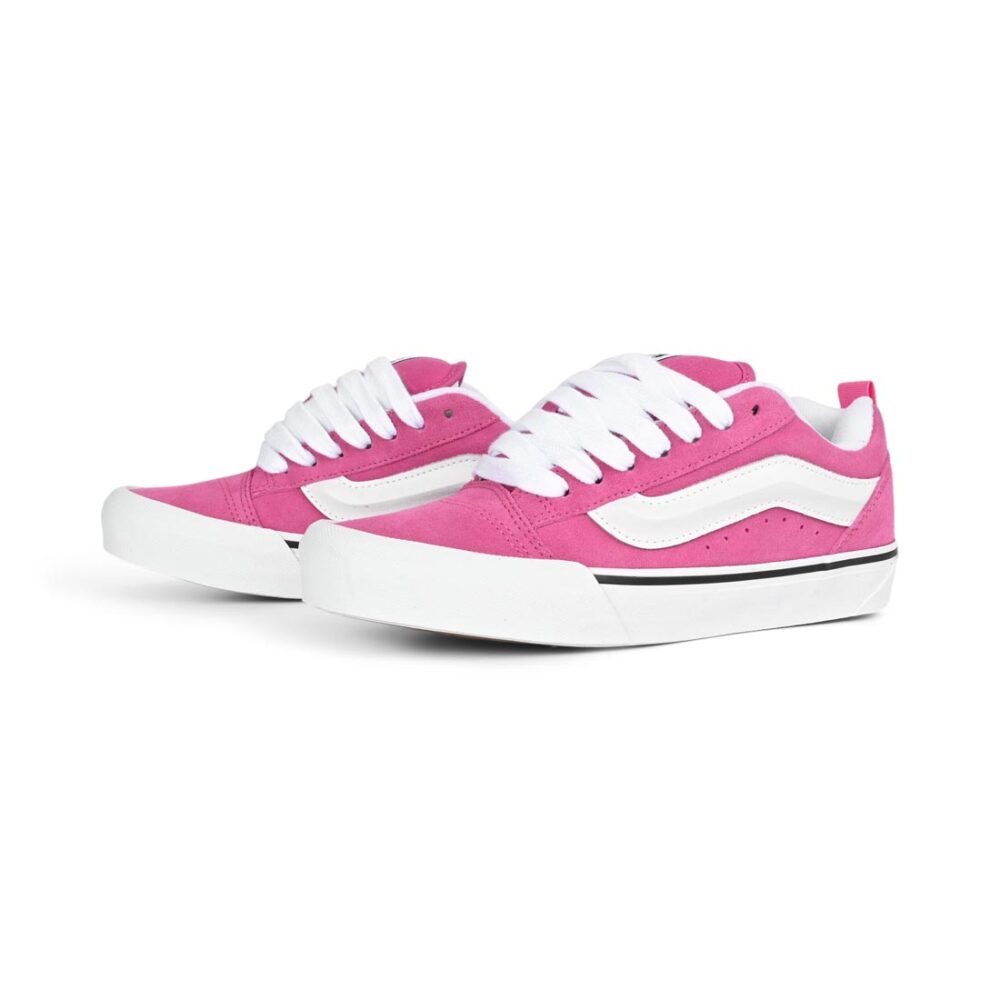 Vans Knu Skool Skate Shoes - Neon Pink