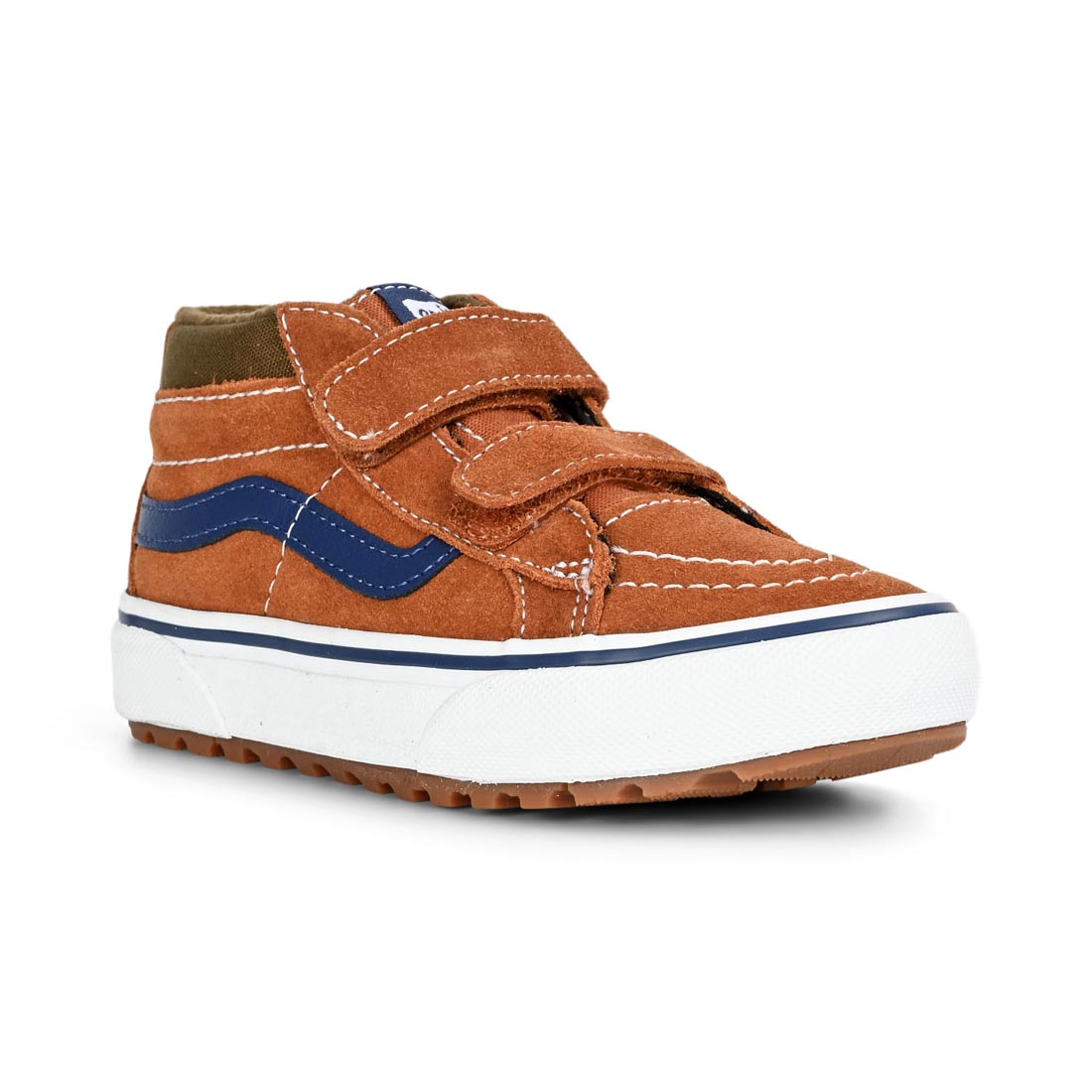 Vans MTE Sk8-Mid Reissue Velcro (Kids) Skate Shoes - Glazed Ginger -  11.5 UK (Kids)