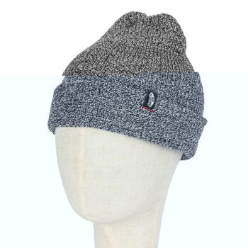 Vans Original Shallow Cuff Beanie Hat - Black/Asphalt