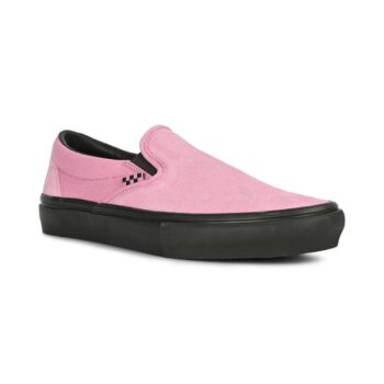 Vans Slip-On Pro Skate Shoes - Pink/Black