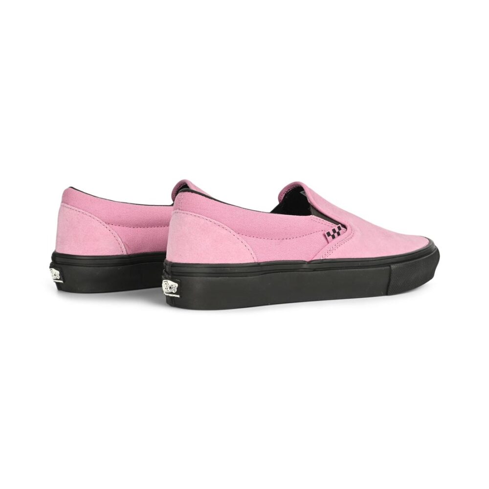 Vans Slip-On Pro Skate Shoes - Pink/Black