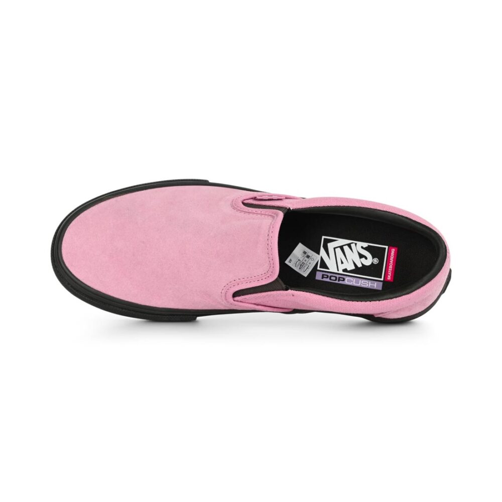 Vans Slip-On Pro Skate Shoes - Pink/Black