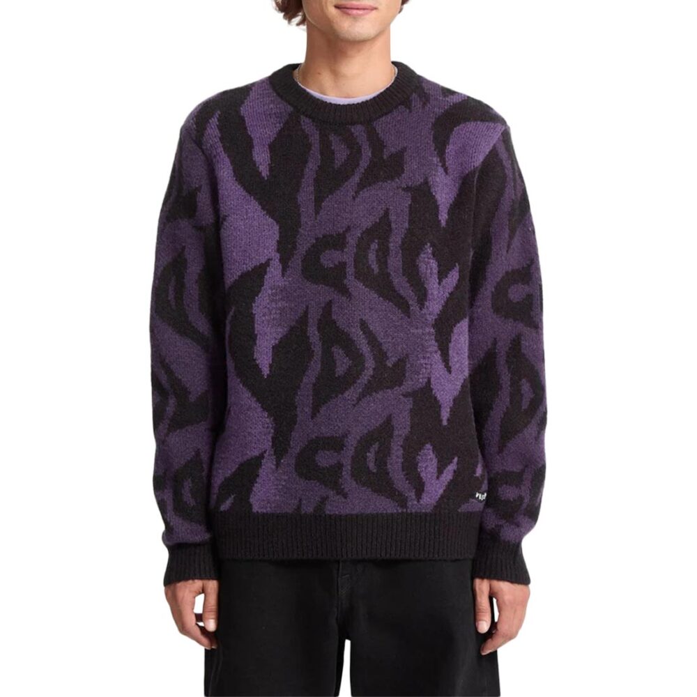 Volcom Anarchietour Knitted Jumper - Black