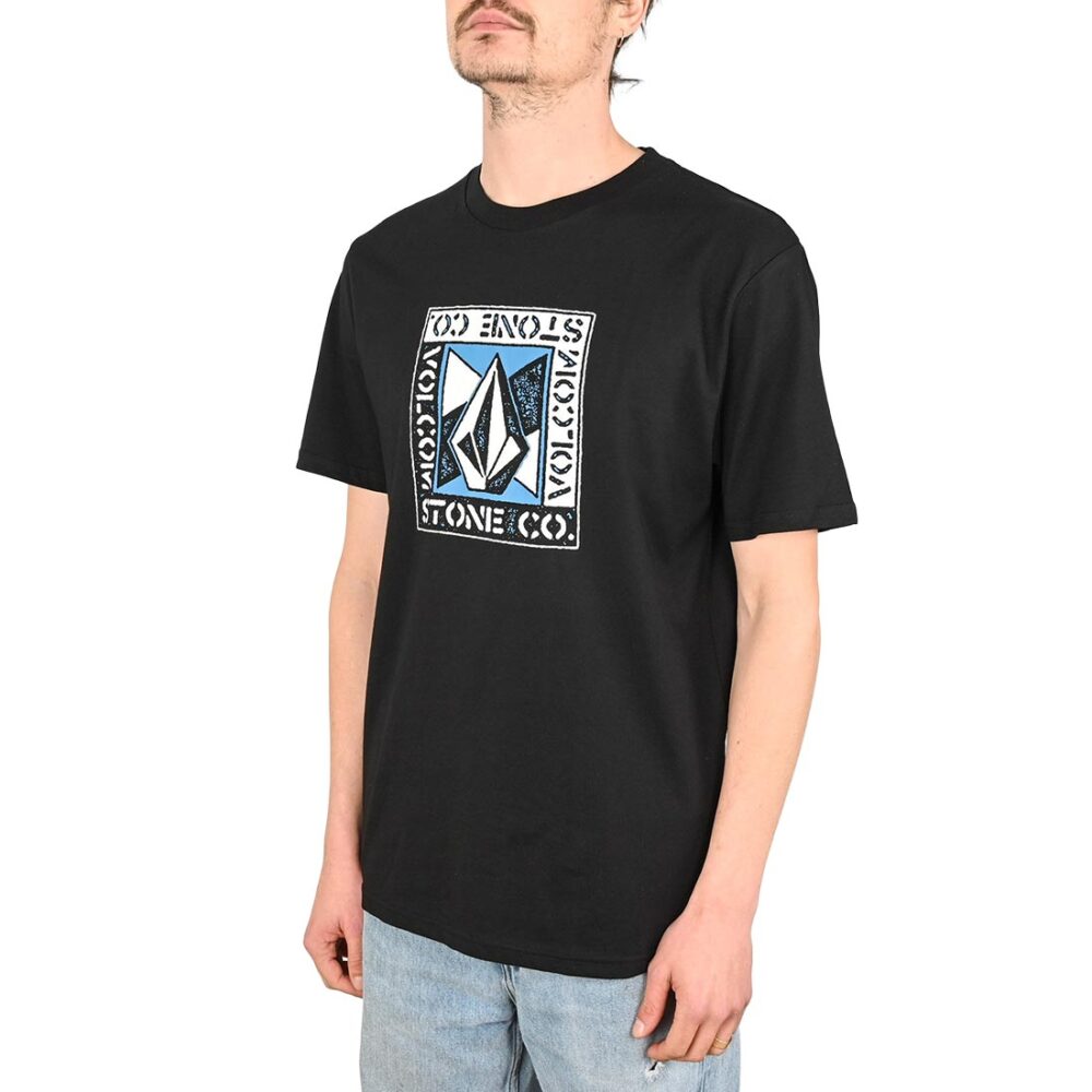 Volcom Angle Iron S/S T-Shirt - Black