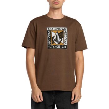 Volcom Angle Iron S/S T-Shirt - Brown Stone