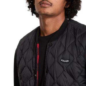 Volcom Bowered Reversible Vest Gilet - Lifeguard Red