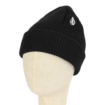 Volcom Full Stone Cuff Beanie Hat - Black