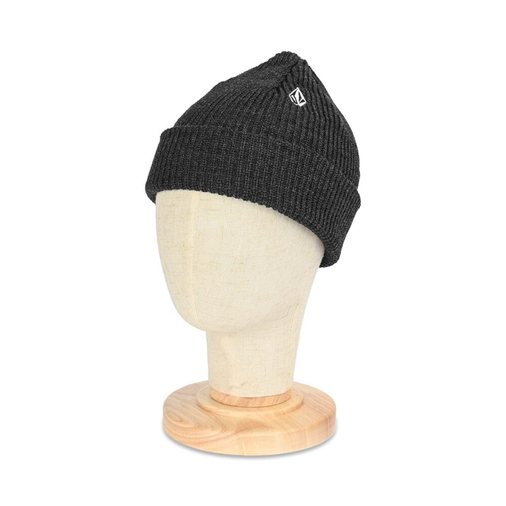 Volcom Full Stone Cuff Beanie Hat - Charcoal Heather