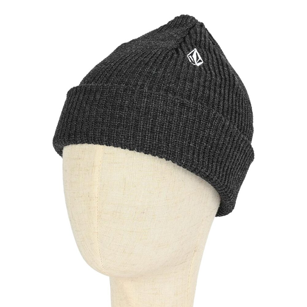 Volcom Full Stone Cuff Beanie Hat - Charcoal Heather