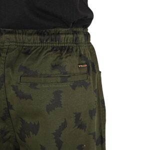 Volcom JJ Villard Elasticated Pants - Rinsed Black