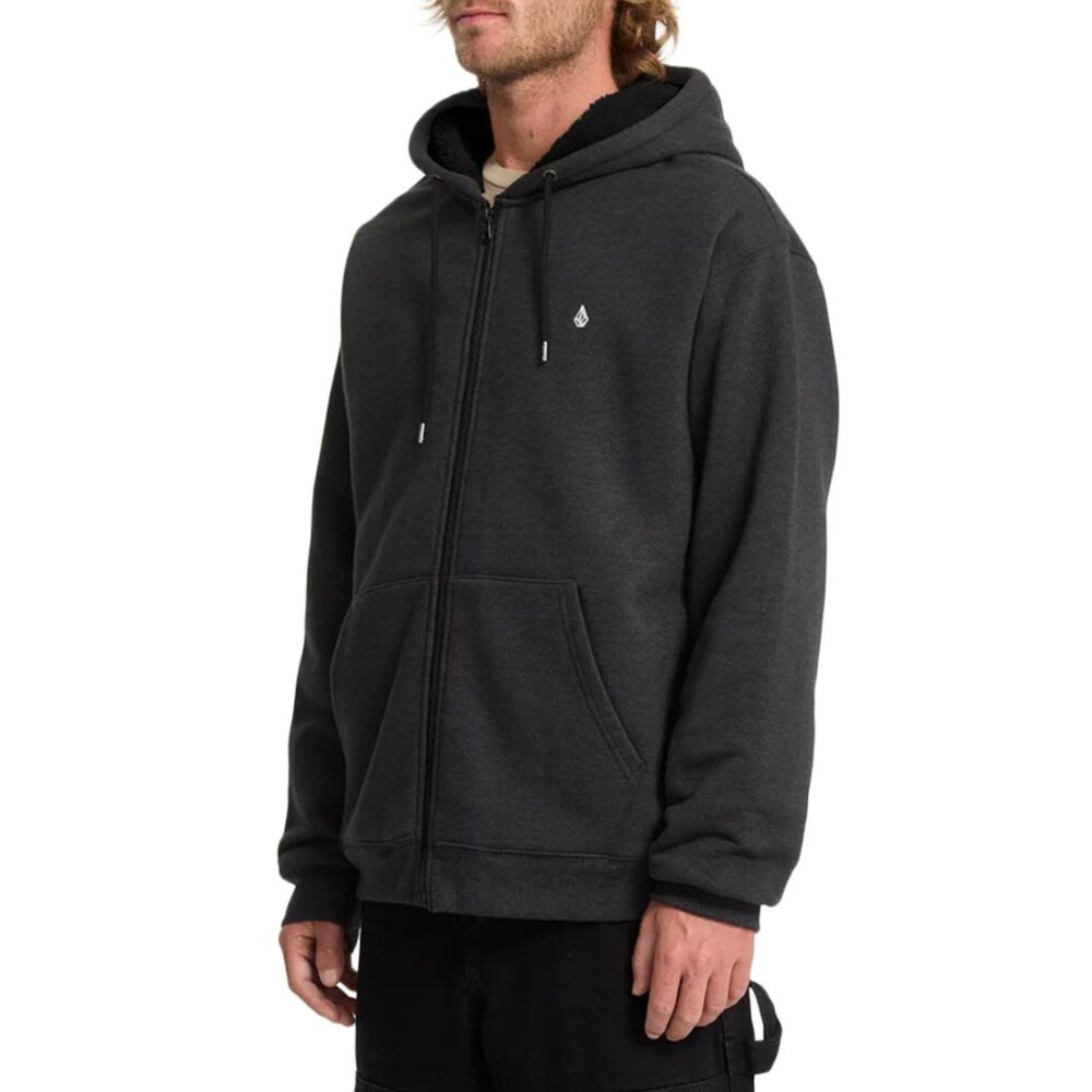 Volcom Single Stone Lined Zip Hoodie - Marine
