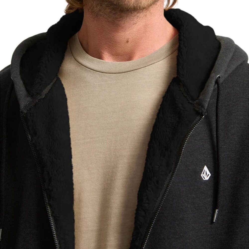 Volcom Single Stone Lined Zip Hoodie - Marine