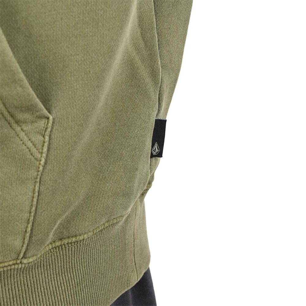 Volcom Single Stone Pullover Hoodie - Dark Olive